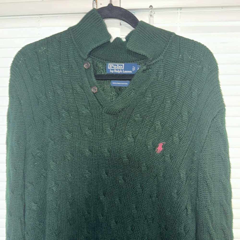 Dark Green Polo Ralph Lauren sweater XL